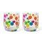 Silipint: Stemless Wine Glasses 12oz: 2 Pack - Polka Dot - Silicone Unbreakable Cups, Hot & Cold Drinks, Dishwasher-Microwave-Freezer-Oven Safe